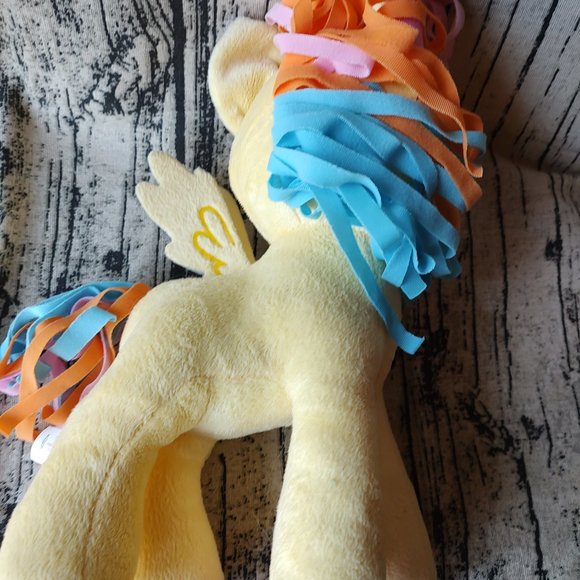 MY LITTLE PONY Fluttershy Plush 12” with Butterflies and rainbow Mane and tale - Picture 6 of 8